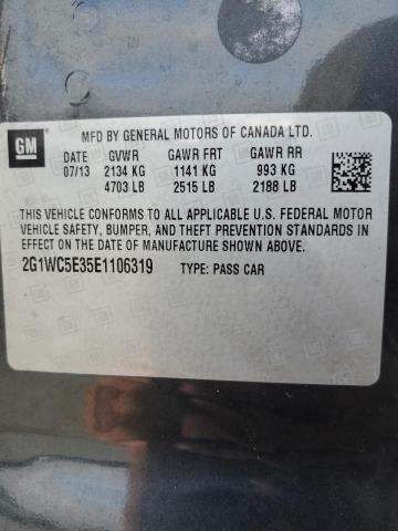 2G1WC5E35E1106319 Chevrolet lfx