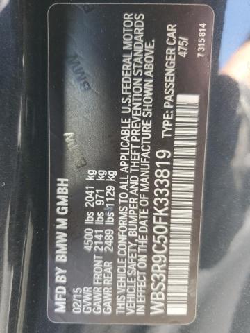 WBS3R9C50FK333819 BMW 2015