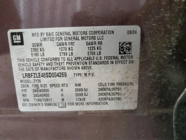 LRBFZLE48SD004269 Buick Envision S