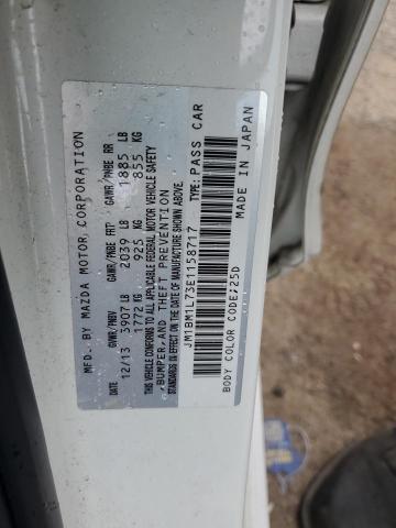 JM1BM1L73E1158717 Mazda 3 TOURING