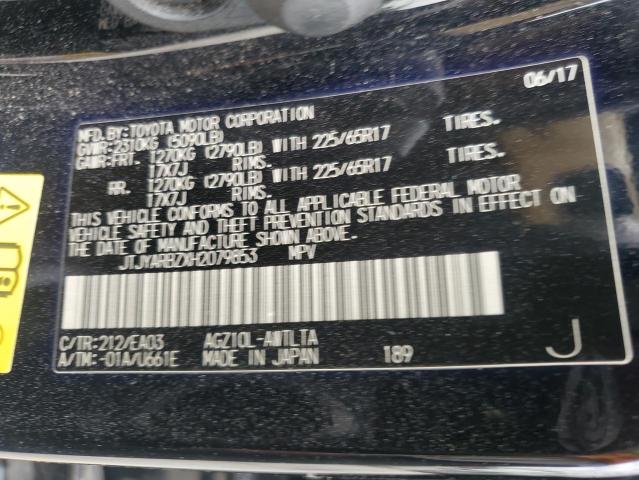 JTJYARBZXH2079853 Lexus 8ar-fts