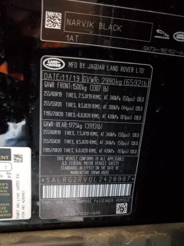 SALRG2RV0L2428987 Land Rover aj126