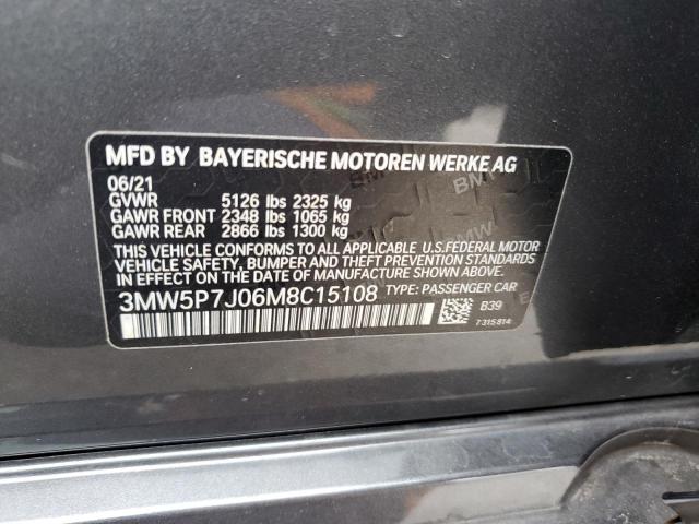 3MW5P7J06M8C15108 BMW 330e