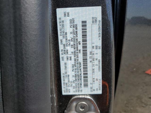 1FMCU9DZ4LUA79387 Ford 2020