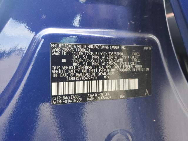 2T3DFREV4EW223413 Toyota 2ar-fe