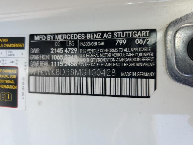 W1KWK8DB8MG100428 Mercedes-Benz m264