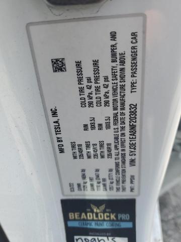 5YJ3E1EA8NF203832 Tesla MODEL 3