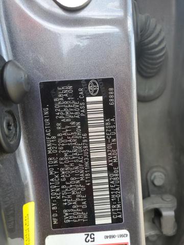 4T1B11HK3JU587916 Toyota CAMRY L