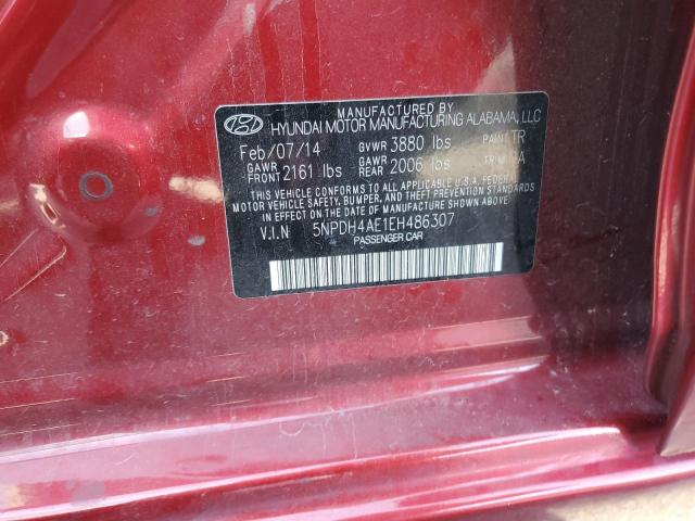 5NPDH4AE1EH486307 Hyundai dohc mpi nu