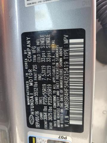 KM8SR4HF5HU215419 Hyundai gdi lambda ii