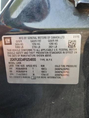 2GKFLXE34F6254800 GMC TERRAIN SL