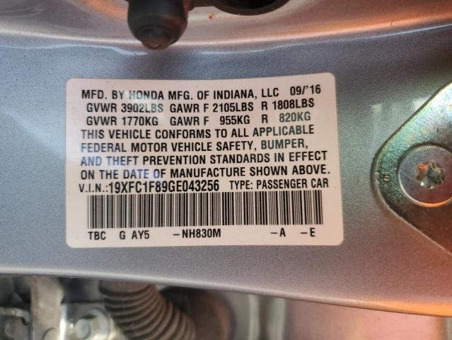 19XFC1F89GE043256 Honda CIVIC EX