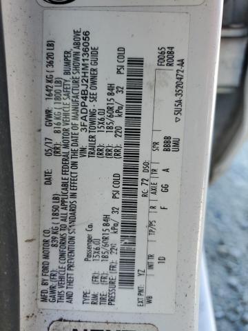 3FADP4BJ2HM136056 Ford 1.6l ti-vct premium fuel