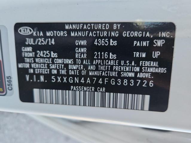 5XXGN4A74FG383726 KIA dohc gdi theta ii