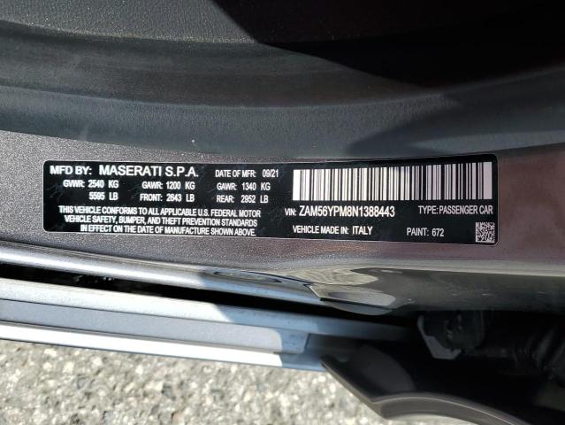 ZAM56YPM8N1388443 Maserati QUATTROPOR