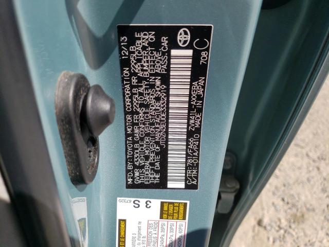 JTDZN3EU0E3332919 Toyota 2zr-fxe+5jm