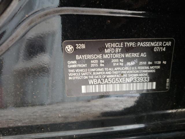 WBA3A5G5XENP33933 BMW 328 I
