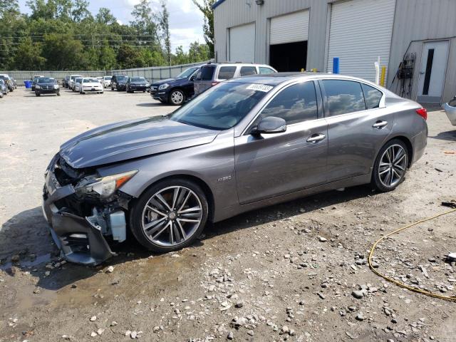 58639733 :رقم المزاد ، JN1AV7APXEM690062 vin ، 2014 Infiniti Q50 Hybrid Premium مزاد بيع