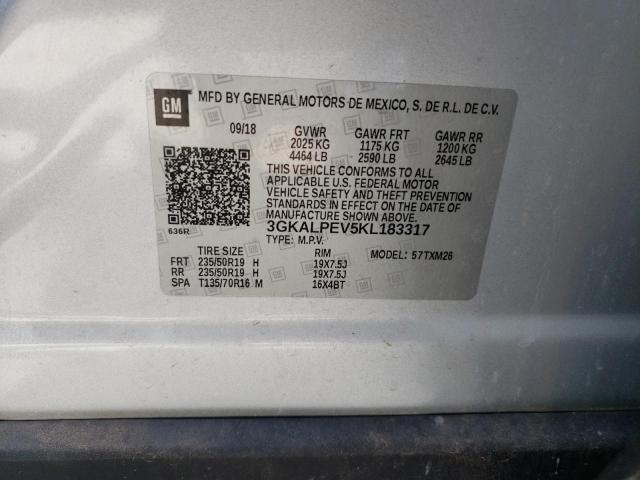 3GKALPEV5KL183317 GMC Terrain Slt