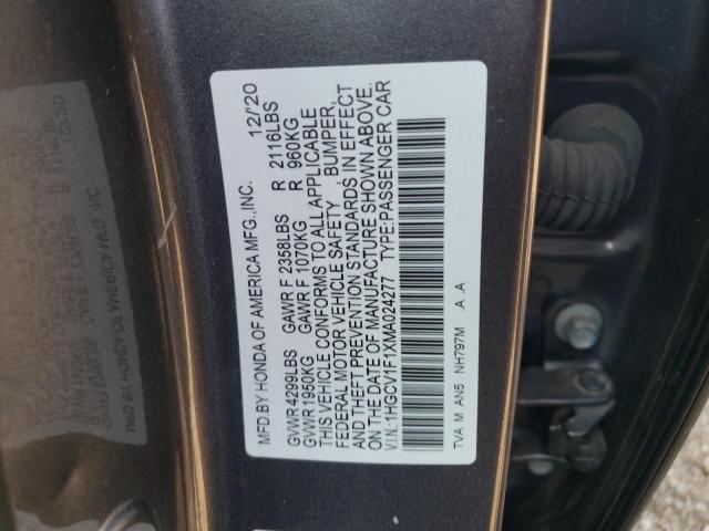 1HGCV1F1XMA024277 Honda ACCORD LX