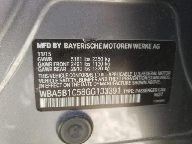 WBA5B1C58GG133391 BMW 535 I