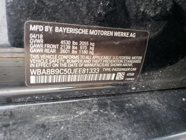 WBA8B9C50JEE81333 BMW 330 I