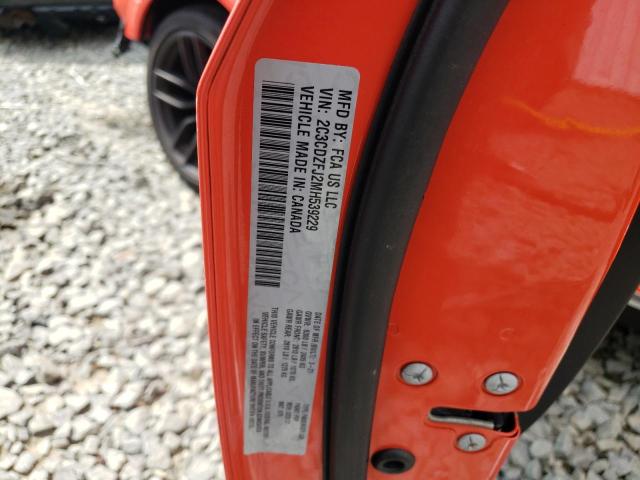 2C3CDZFJ2MH539229 Dodge Challenger R/t Scat Pack