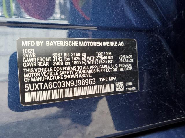 5UXTA6C03N9J96963 BMW X5 Xdrive45e