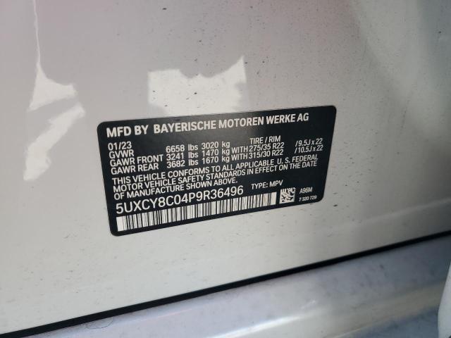 5UXCY8C04P9R36496 BMW X6 M50i