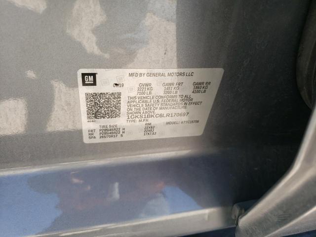 1GKS1BKC6LR170697 GMC YUKON SLT
