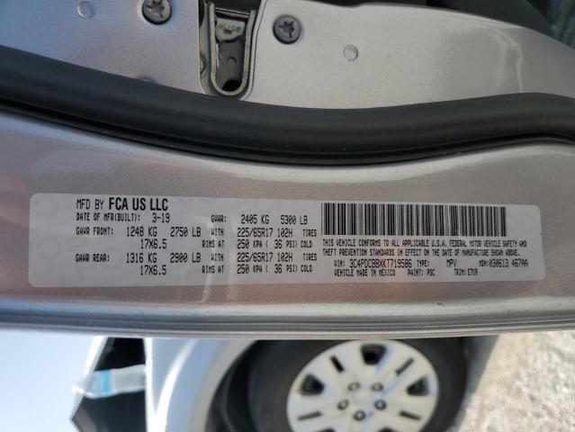 3C4PDCBBXKT719586 Dodge JOURNEY SE
