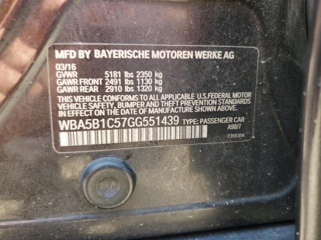 WBA5B1C57GG551439 BMW 535 I