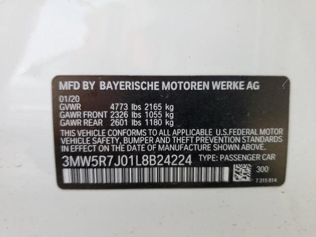 3MW5R7J01L8B24224 BMW 330XI