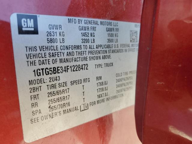 1GTG5BE34F1228472 GMC CANYON SLE