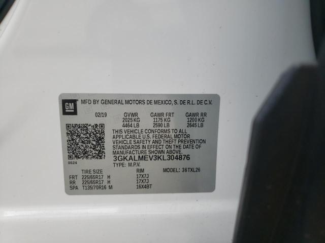 3GKALMEV3KL304876 GMC Terrain Sle