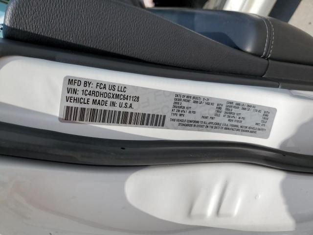 1C4RDHDGXMC641128 Dodge DURANGO GT