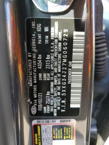 5XXG34J27MG060729 KIA K5 EX