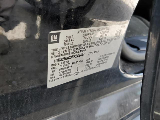 1GKS2HKC3FR242444 GMC Yukon Xl K1500 Slt