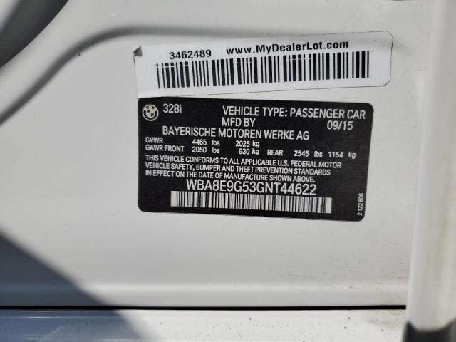 WBA8E9G53GNT44622 BMW 328 I Sulev