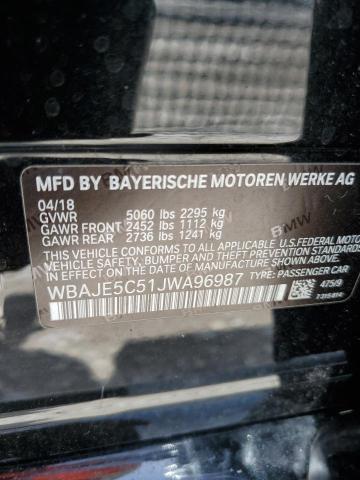 WBAJE5C51JWA96987 BMW 540 I