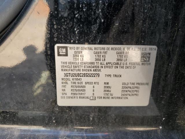 3GTU2UEC2EG522279 GMC Sierra K1500 Sle