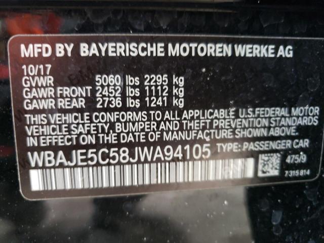 WBAJE5C58JWA94105 BMW 540 I