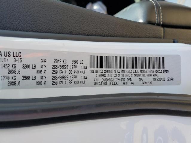1C4RDHAG7FC784416 Dodge Durango Sxt