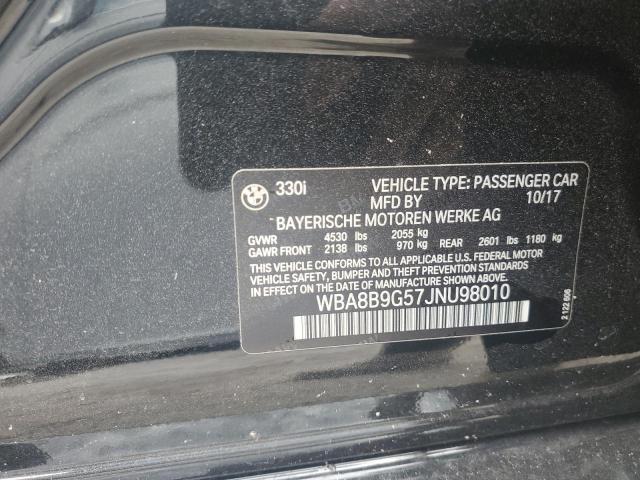 WBA8B9G57JNU98010 BMW 330 I