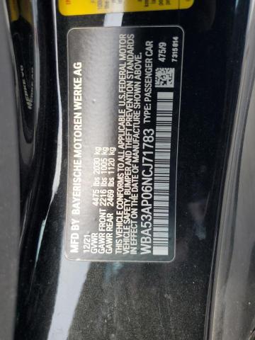 WBA53AP06NCJ71783 BMW 430I