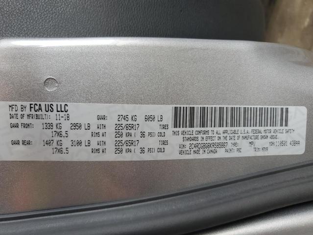 2C4RDGBG6KR585867 Dodge Grand Caravan Se