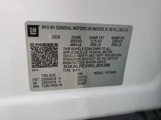 3GKALPEV0KL205398 GMC Terrain Slt