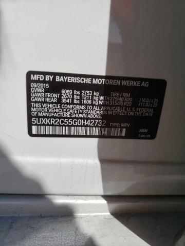 5UXKR2C55G0H42732 BMW X5 Sdrive35i