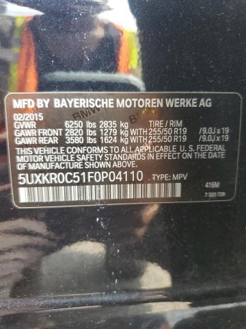 5UXKR0C51F0P04110 BMW X5 Xdrive35i
