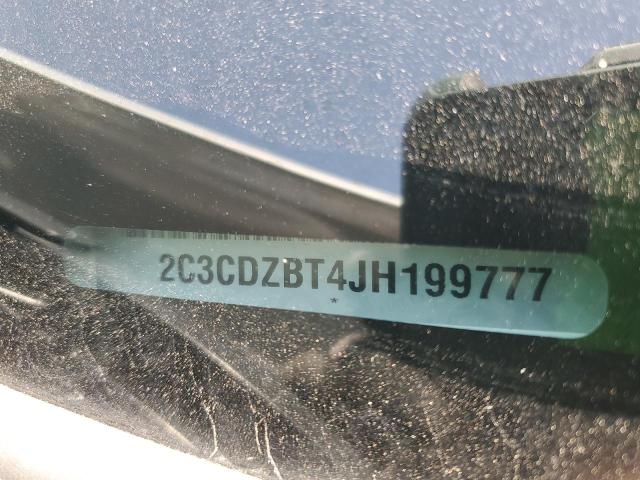 2C3CDZBT4JH199777 Dodge Challenger R/t